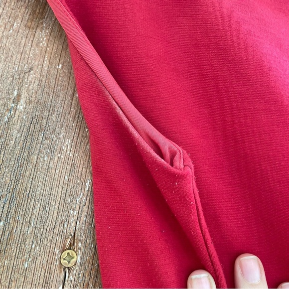 SFERA Women’s Red Pencil Sheath Dress Cap Sleeve Portugal Size Medium - Picture 14 of 14
